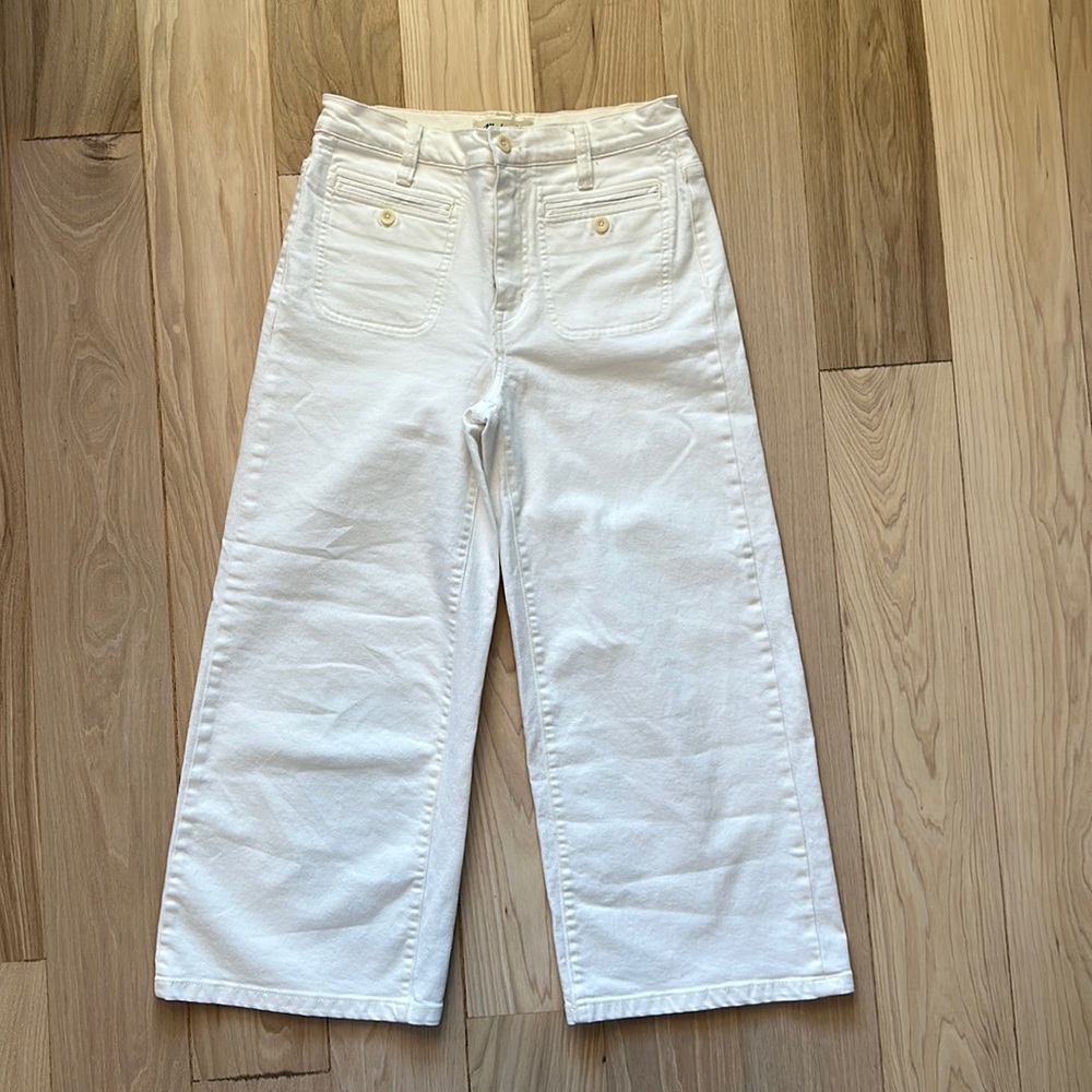 Madewell wide led crop